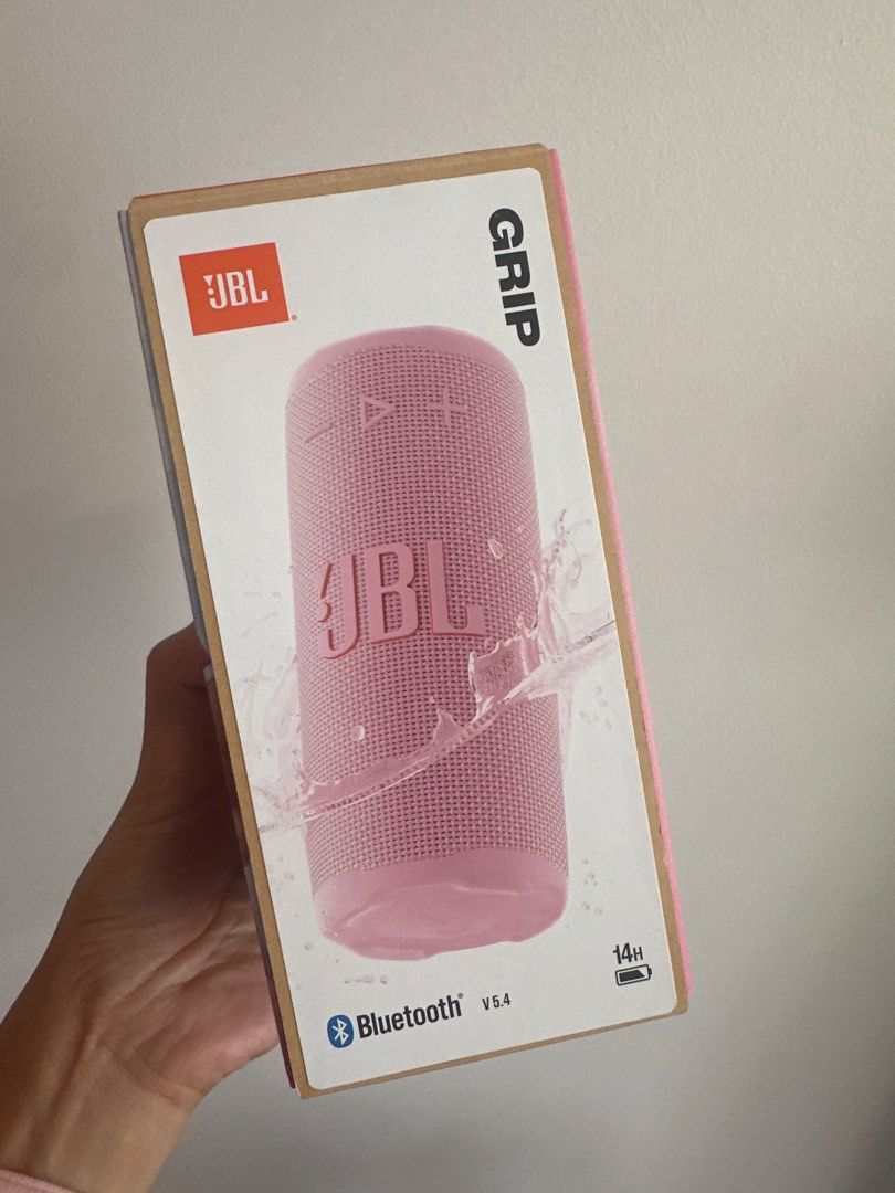 JBL GRIP Portable Bluetooth Speaker - Pink