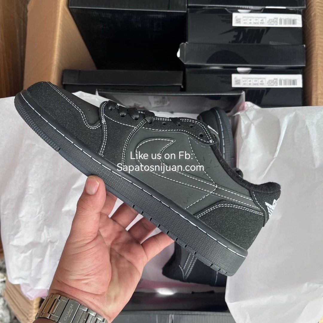 Jordan 1 low Travis scott black Phantom (Category: Sneakers) located in Malabon City. Submitted by chellemlpndn (Listing ID 1442288731, Image 2). Description: For Men Available size 41,42,43,44,45 Sameday delivery .