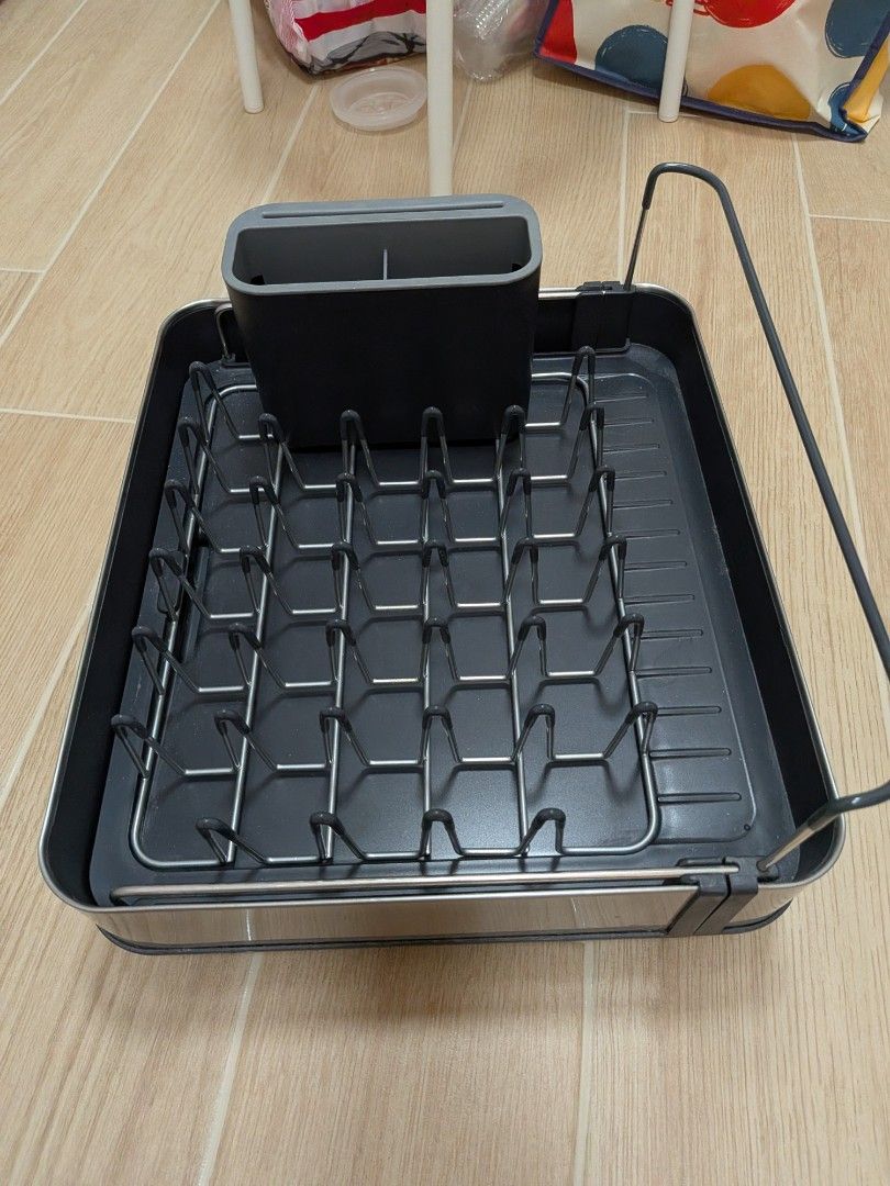 Joseph Joseph Extendable Dish Rack  Drainer with Cutlery Holder474729892105441281