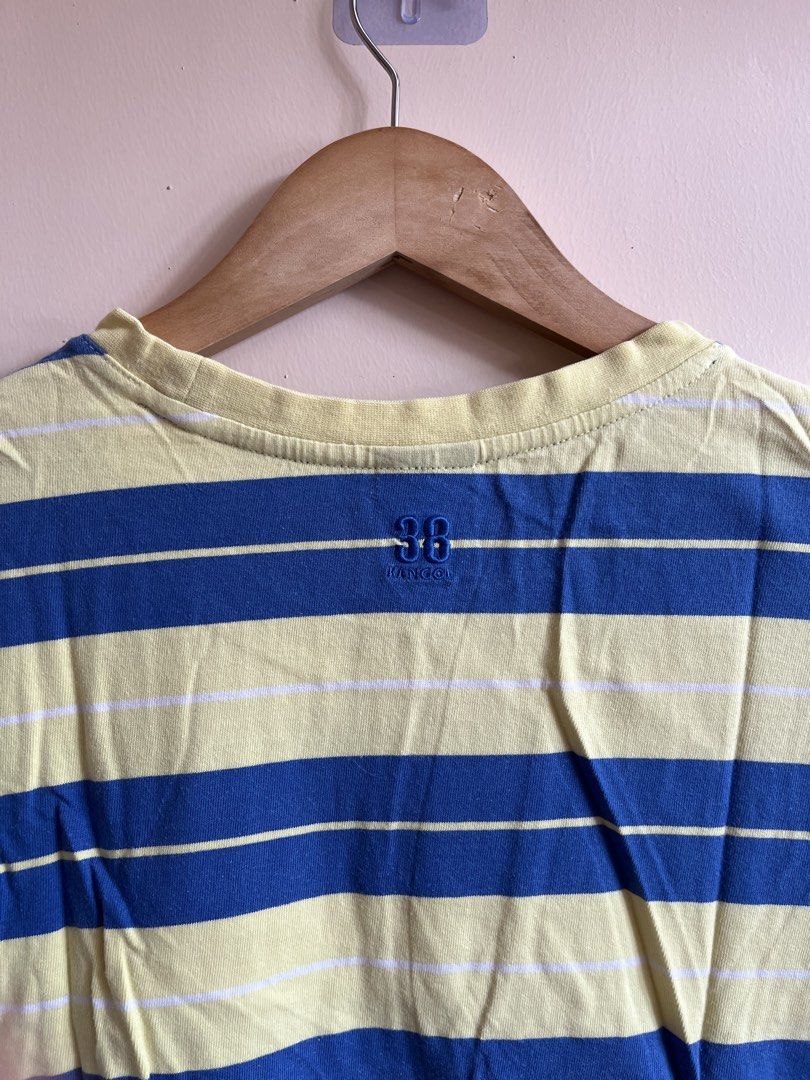 Kangol Striped T-Shirt Yellow Blue (Category: Tshirts & Polo Shirts ) located in Davao. Submitted by rewearclub.dvo (Listing ID 1442173569, Image 3). Description: .