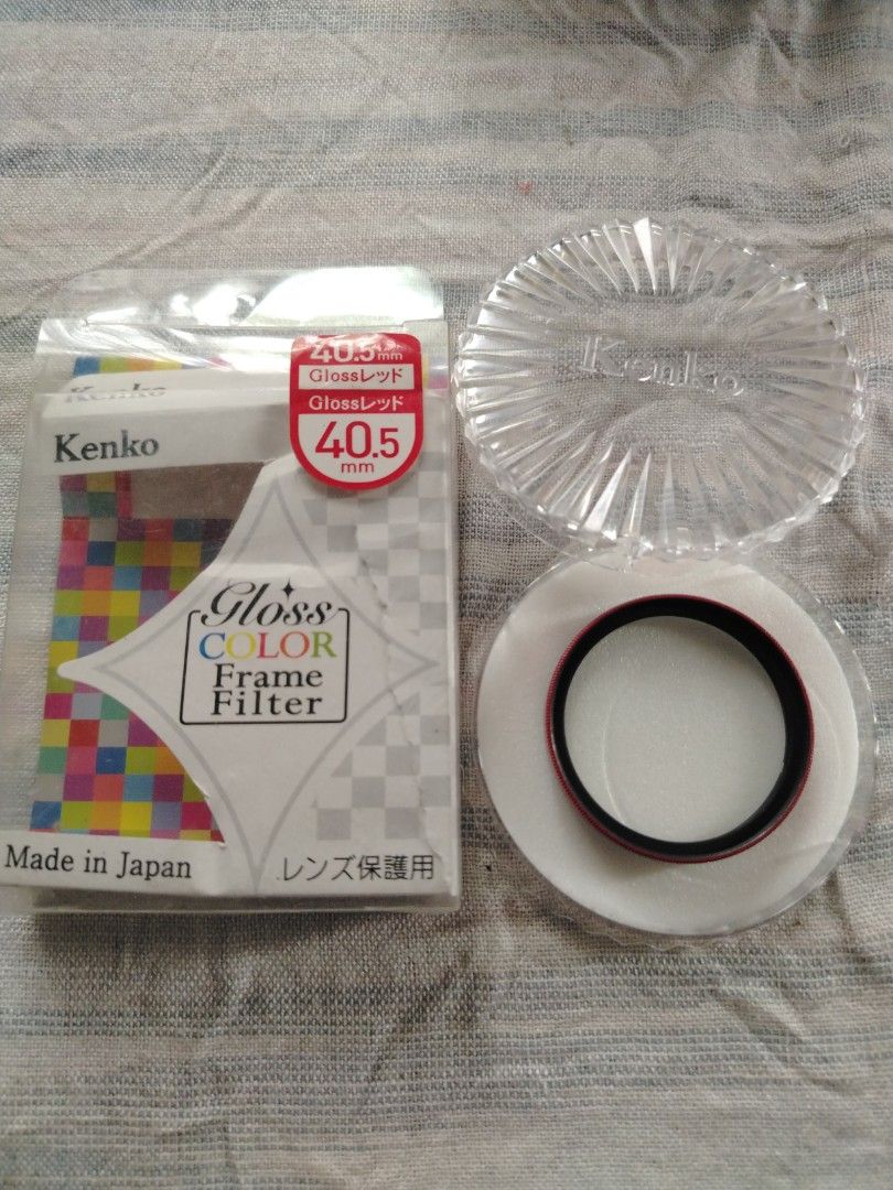 Kenko Gloss Color Frame Filter 40.5mm (Category: Lens & Kits) located in San Marcelino. Submitted by tatac1vs (Listing ID 1442162754, Image 2). Description: .