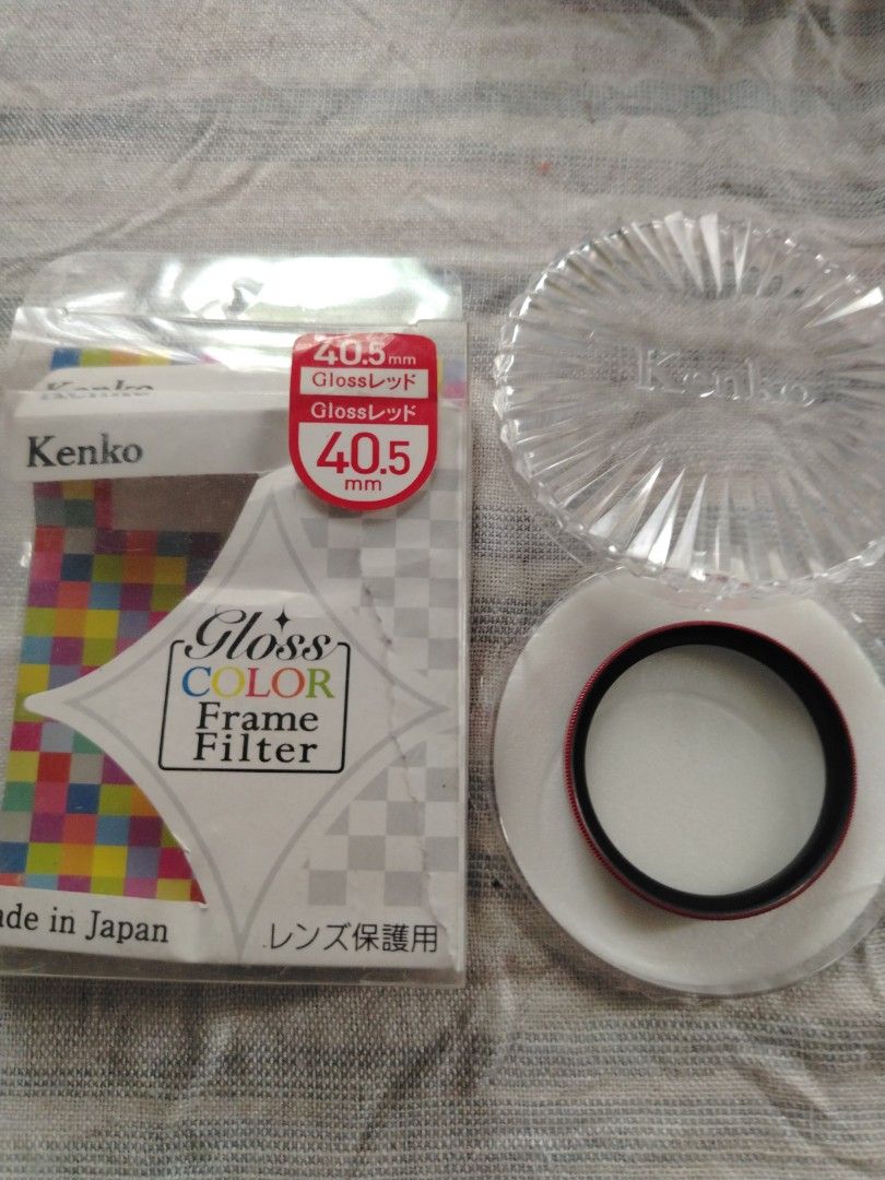 Kenko Gloss Color Frame Filter 40.5mm (Category: Lens & Kits) located in San Marcelino. Submitted by tatac1vs (Listing ID 1442162754, Image 1). Description: .