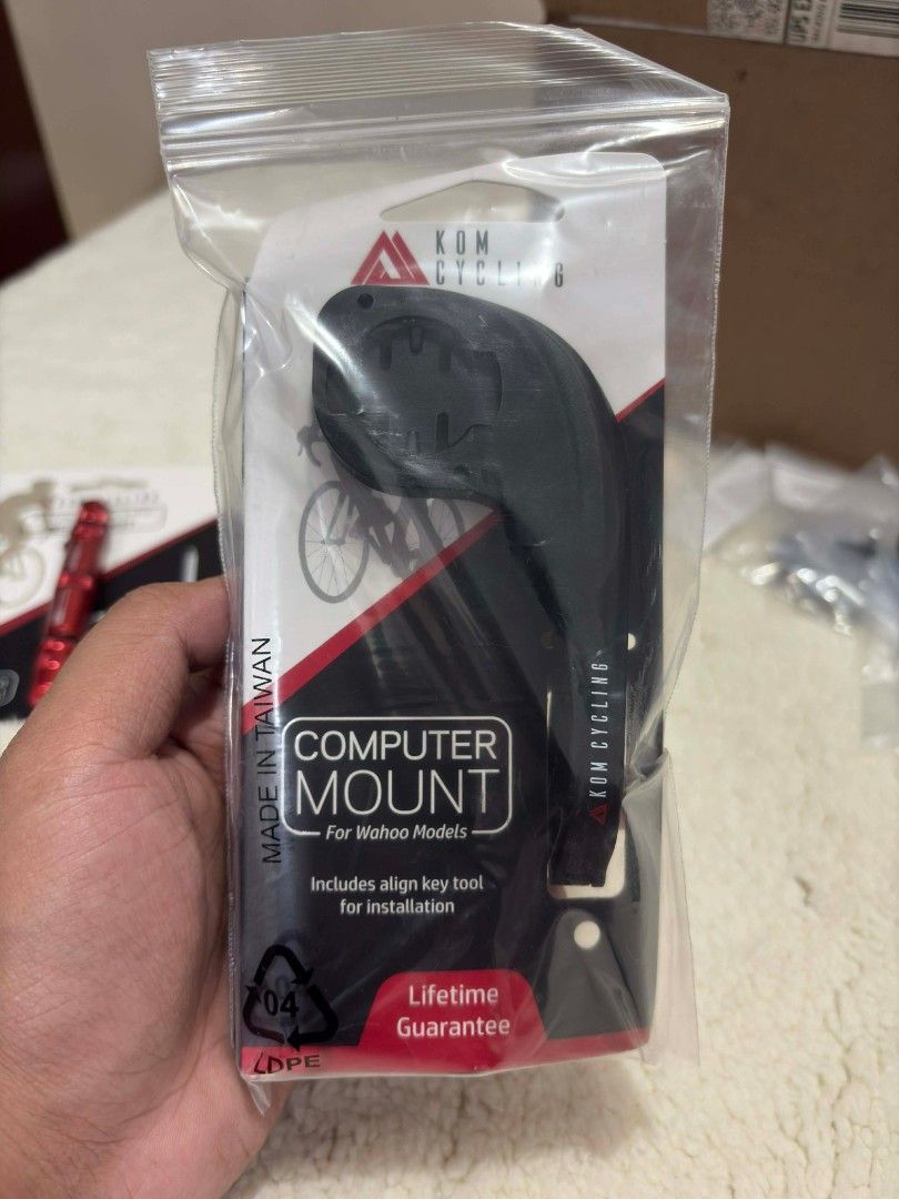 KOM CYCLING - COMPUTER MOUNT (For Wahoo Models) (Category: Bicycles) located in General Trias. Submitted by jj_collective_arch (Listing ID 1442200370, Image 1). Description: ✨ KOM CYCLING - COMPUTER MOUNT (For Wahoo Models) 🛍️ Selling Price: ₱ 1,099.00 ✅ Stock: 1.