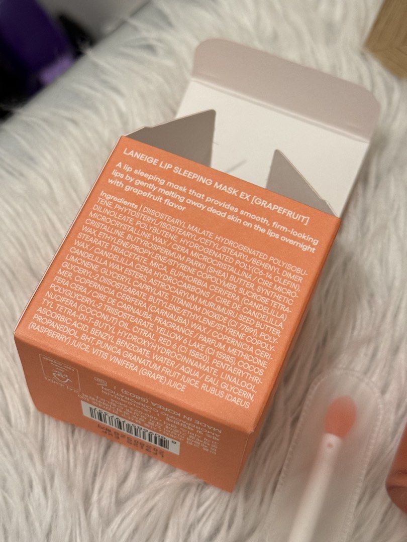 Laneige Lip Sleeping Mask in GRAPEFRUIT (Category: Makeup) located in Quezon City. Submitted by quirksandcurls (Listing ID 1442313406, Image 3). Description: .