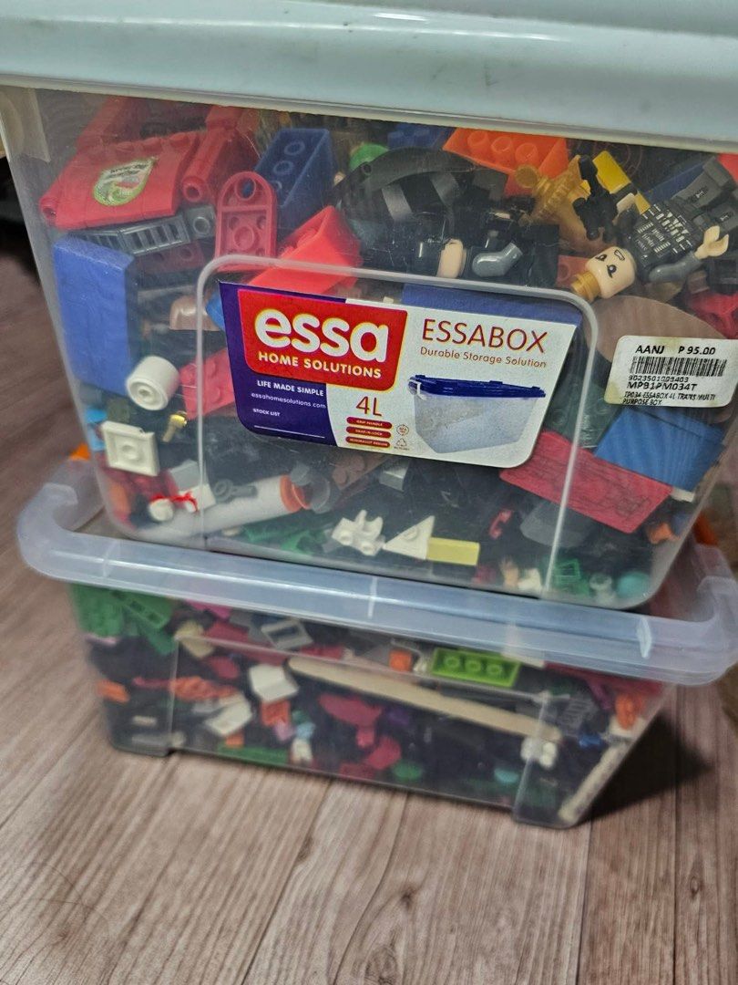 Lego & Cogo Asstd Toys Blocks (Category: Lego & Building Sets) located in Caloocan City. Submitted by tinlovesyou11 (Listing ID 1442344052, Image 3). Description: 🧱 Assorted LEGO & COGO Bundle Mixed blocks, figures, wheels & accessories. Preloved, halo-halo but complete for creative play. 📍PM if interested.