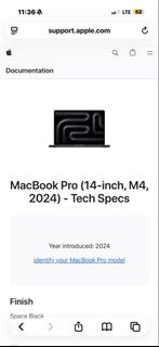 Apple MacBook Pro 16-inch M4 Max Chip - 36GB - 1TB Storage, Computers ...