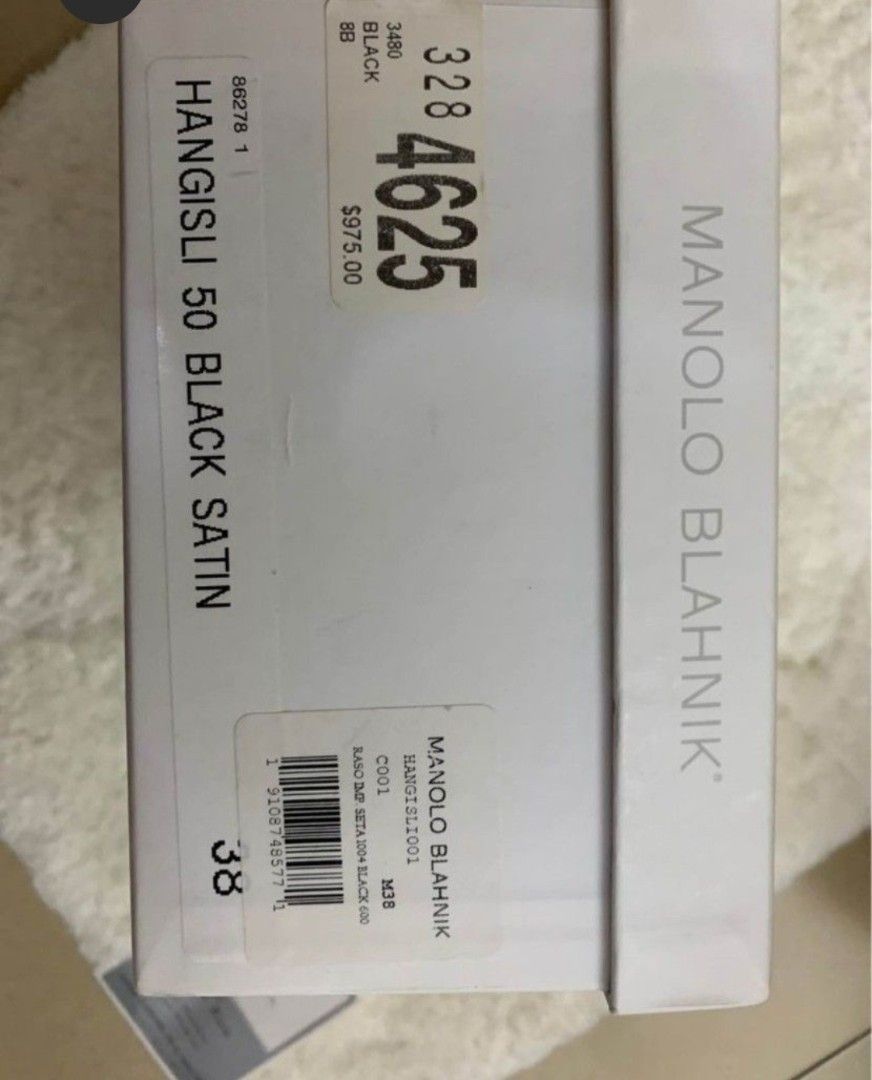 Manolo Blahnik Satin Slingbacks (Category: Heels) located in Taguig. Submitted by c_rivera (Listing ID 1442236597, Image 3). Description: Bought in Neiman Marcus. Authentic. Comes complete with paperbag, box, dustbag. see minor run on the side of one shoe. not noticeable when worn. no other flaws to declare. double check all photos before making an offer. Best fits 7 US. or up to 7.5 narrow. buyer shoulders shipping. rfs decluttering..