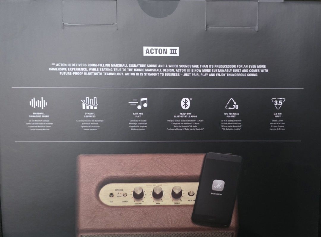 Marshall Acton III Home Bluetooth Speaker475264113601433603