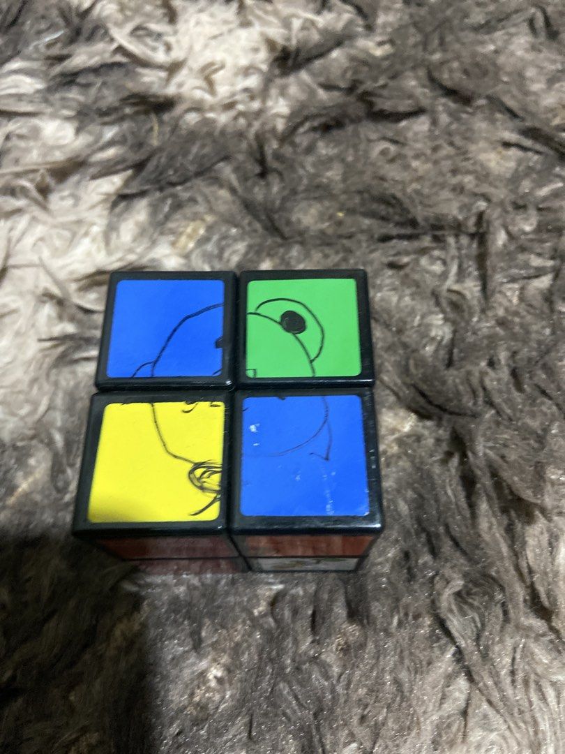 McDonald's Rubik's Cube 2x2 with Cartoon Characters (Category: Board Games & Puzzles) located in Davao. Submitted by mengsmixitems (Listing ID 1442344061, Image 3). Description: - McDonald's 2x2 Rubik's Cube - Released in 2022 - Features different cartoon characters on each side - Perfect for McDonald's and Rubik's Cube enthusiasts - Great as a collectible or puzzle toy.