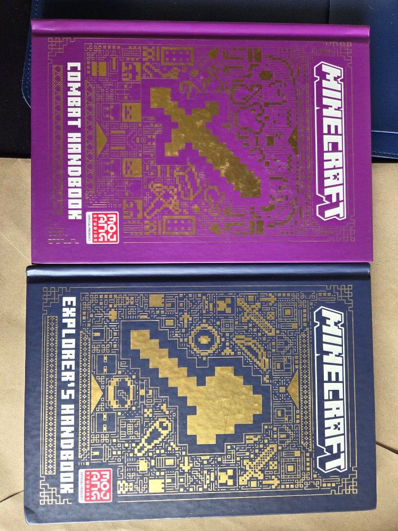 Minecraft Combat and Explorer's Handbooks Set (Category: Storybooks) located in Makati City. Submitted by kanixa (Listing ID 1442204915, Image 1). Description: P800 for both - Get the Minecraft Combat Handbook and Explorer's Handbook. - Master fighting, crafting, and exploring. - Perfect for any Minecraft fan wanting to improve their skills. RFS: my son read this once only and looking for a new owner..