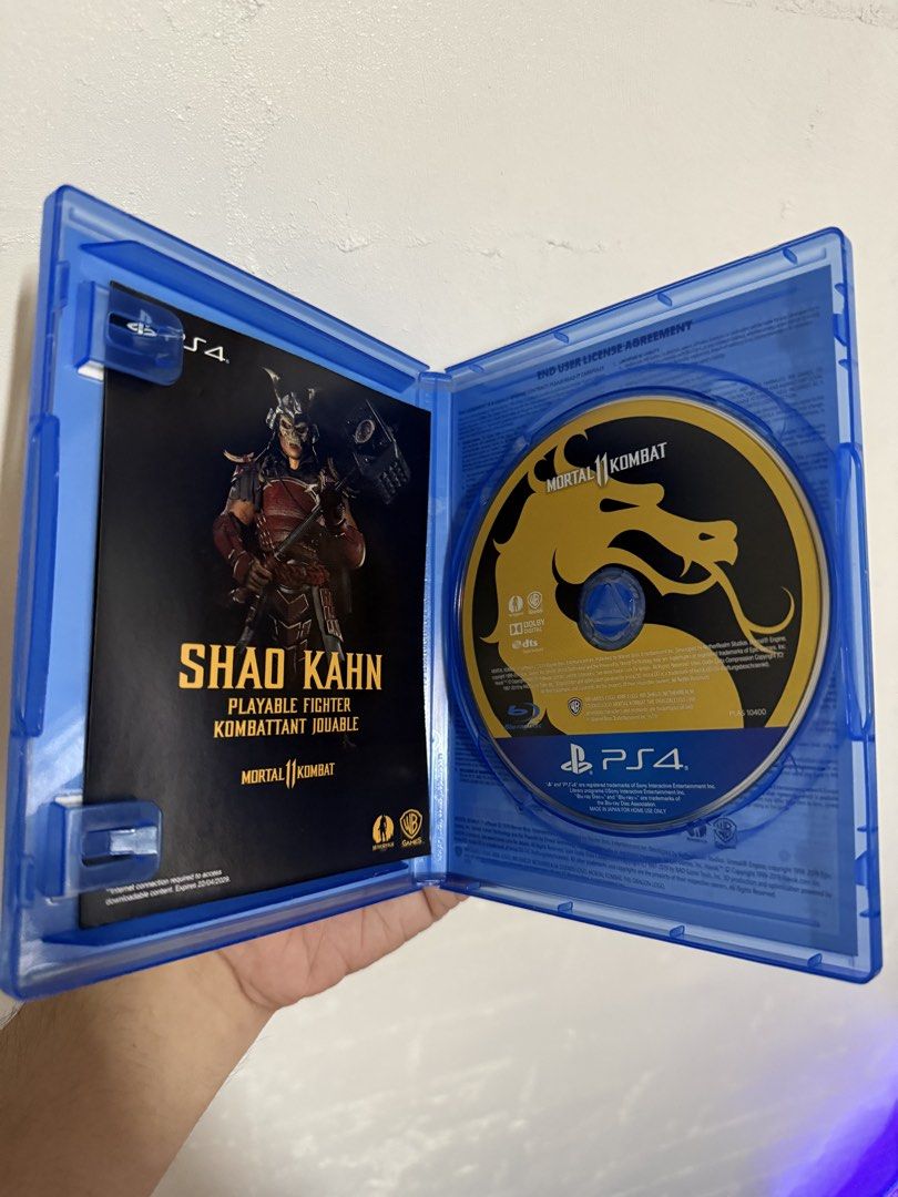 Mortal Kombat 11 PS4 (Category: PlayStation) located in Pasig City. Submitted by devonvergel (Listing ID 1442257862, Image 2). Description: Mortal Kombat 11 PS4 - 600 pesos - Free PS5 upgrade available - Used Codes 1st owner / like new RFS: Will buy a new game. Meetups: SM Megamall / Podium / Robinsons Galleria / Pinagbuhatan or Nagpayong Pasig / SM Taytay / San Lorenzo Ruiz Church Lalamove at buyer’s expense. .