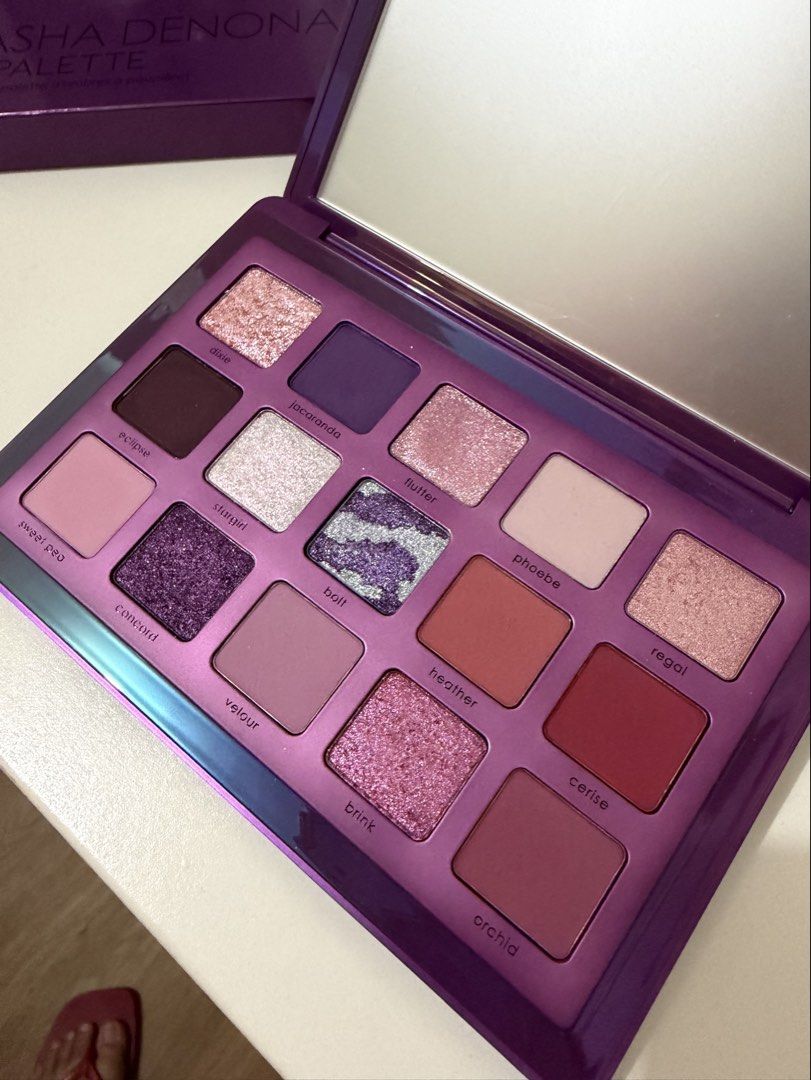 Natasha Denona Roxa Eyeshadow Palette (Category: Makeup) located in Taguig. Submitted by taerannical (Listing ID 1442335823, Image 2). Description: - Natasha Denona Roxa Palette - Used 3x only. SRP at PHP 4,900 (Sephora PH) - Comes with original packaging Rfs: not used + mismatched with recent color analysis results .
