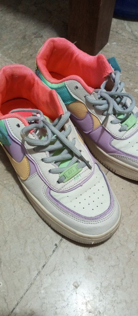 Nike Air Force 1 Shadow Pastel Multi-Color (Category: Sneakers) located in Las Pinas. Submitted by hmq43 (Listing ID 1442177170, Image 1). Description: .