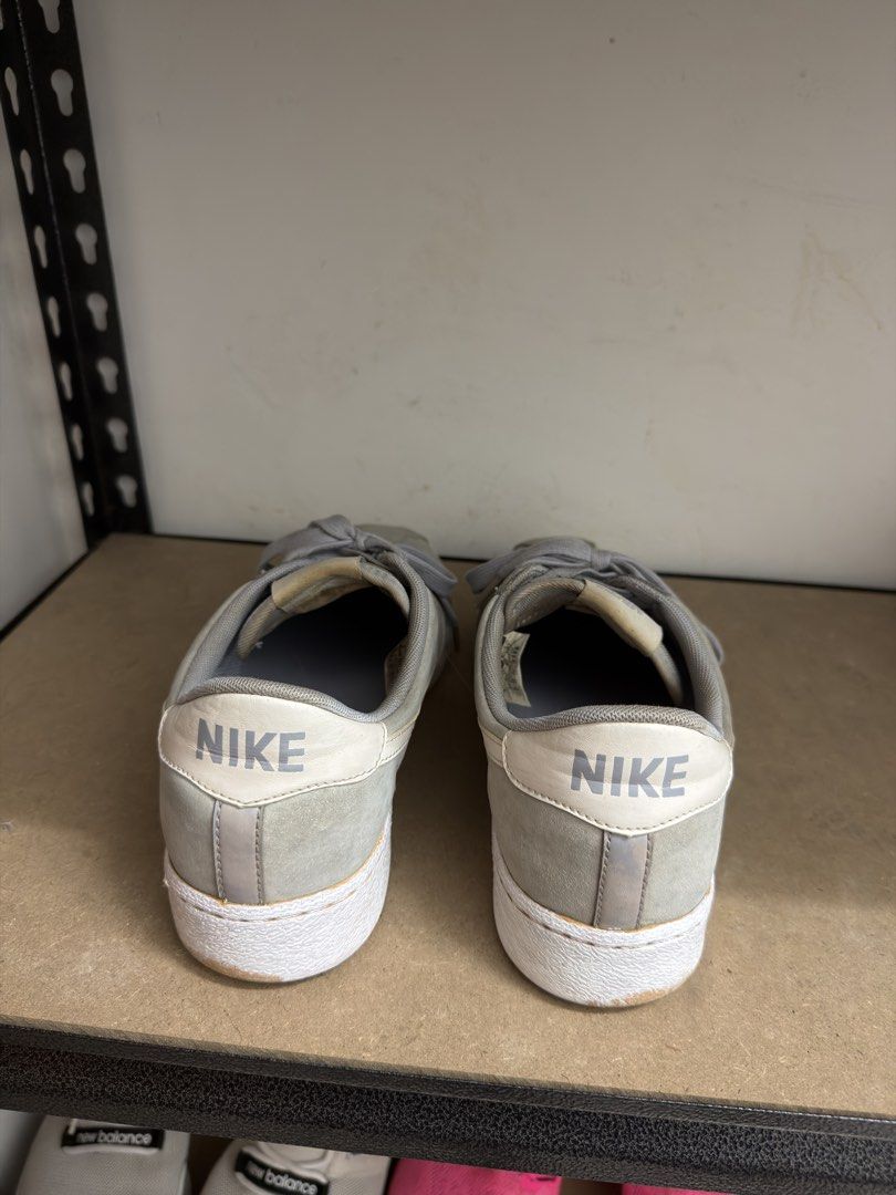Nike Cortez Grey Suede Sneakers (Category: Sneakers) located in Davao. Submitted by sukimum (Listing ID 1442247460, Image 3). Description: Decluttering. Still usable, can look new after minor cleaning. Slight marks on the suede fabric and some yellow stains on the sole due to storage Pick-up or delivery from Alabang.