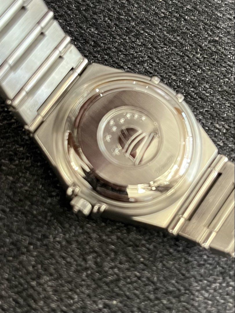 Omega Constellation Automatic Watch x PAL (Category: Luxury Watches) located in Makati City. Submitted by the_ambitious_peasant (Listing ID 1442310793, Image 3). Description: - Omega Constellation Automatic Watch x PAL - Elegant Cream Dial with Roman Numerals - Convenient Date Window at 3 o'clock - Durable Stainless Steel Bracelet - 30mm - Watch, Inner and Outer Box; Booklets; Guarantee; White Tag; Extra Link.