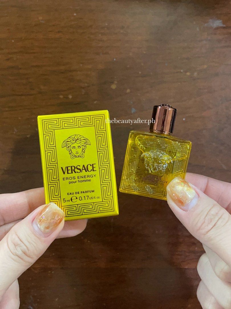 [on hand] versace eros energy 5ml - mini perfume (Category: Fragrance & Deodorants) located in Malabon City. Submitted by thebeautyafter.ph (Listing ID 1442165280, Image 1). Description: ➖mini perfume (dab type) 5ml ➖all items are original 🚚 shipment: lbc/lalamove.