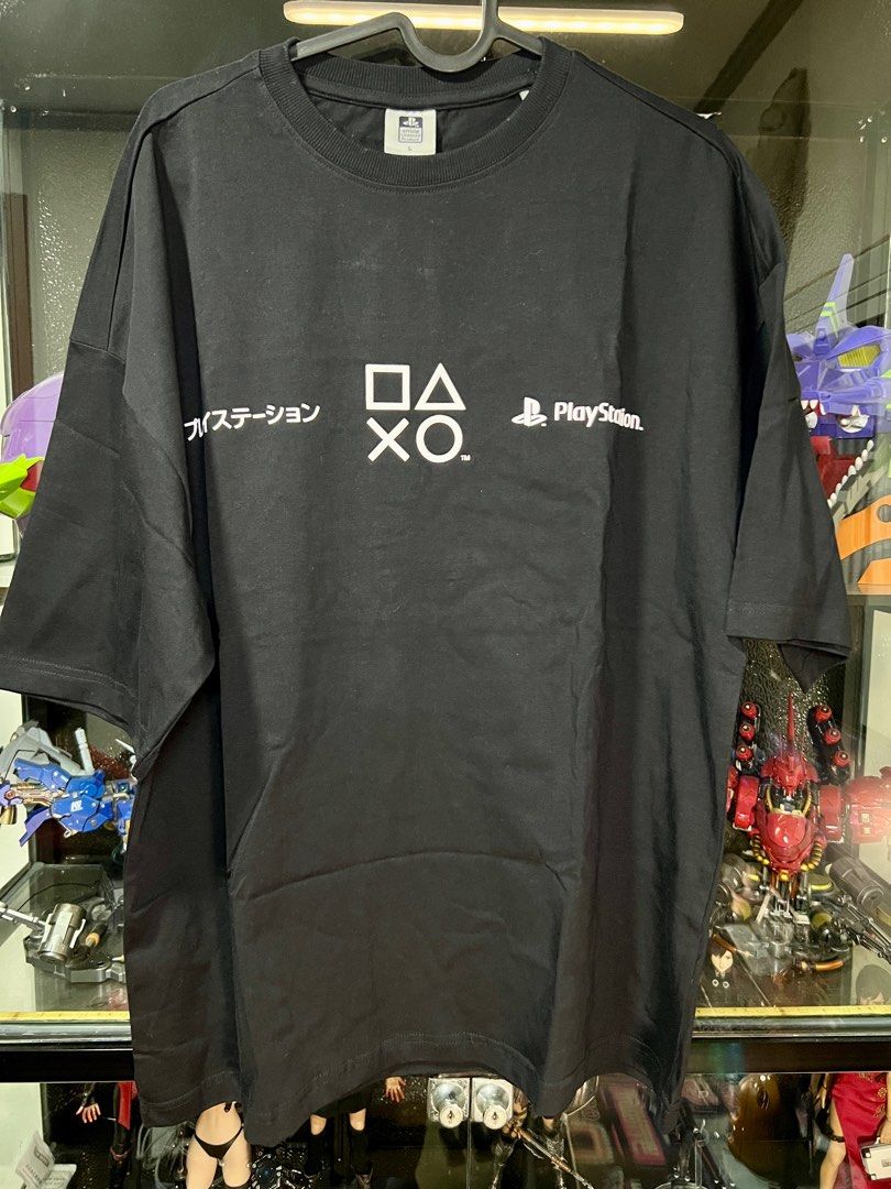 Playstation shirt (kanji) Large (Category: Tshirts & Polo Shirts ) located in Paniqui. Submitted by jaxicool (Listing ID 1442199399, Image 1). Description: playstation kanji Brand new large Location: Tarlac Shipping: Buyer's expense Meetup: Sm tarlac/ shell rotonda .