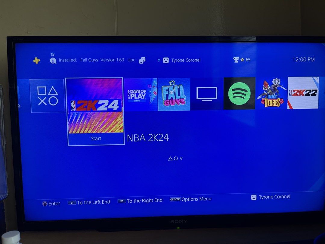 PS4 Slim 500gb (Category: PlayStation) located in Manila. Submitted by tyronecoronel (Listing ID 1442189092, Image 2). Description: - PlayStation 4 Slim Console - 500GB Storage - 1x Controller Included - Power Cables Included - NBA 2K20 Disc - NBA 2K21 Disc - Issue: Controller not charging properly and R3/Right analog joystick is not functioning .