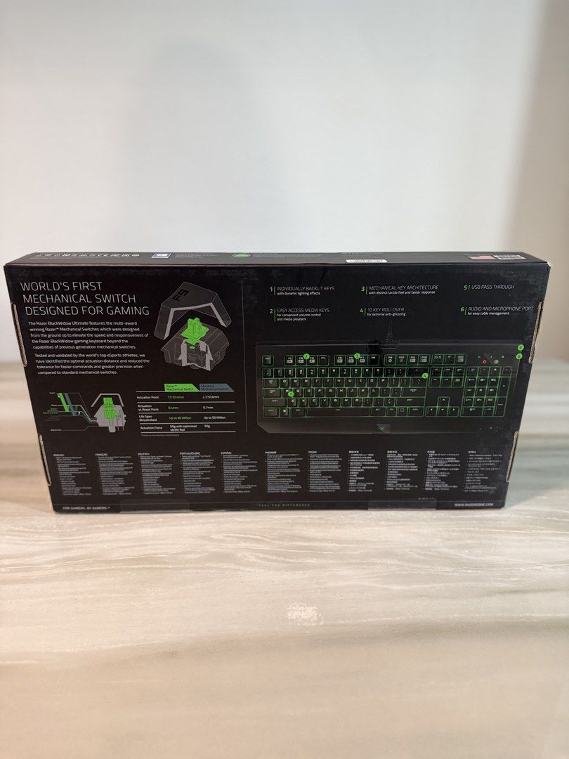 Razer BlackWidow Ultimate Mechanical Keyboard 2016 Edition474529449850982401