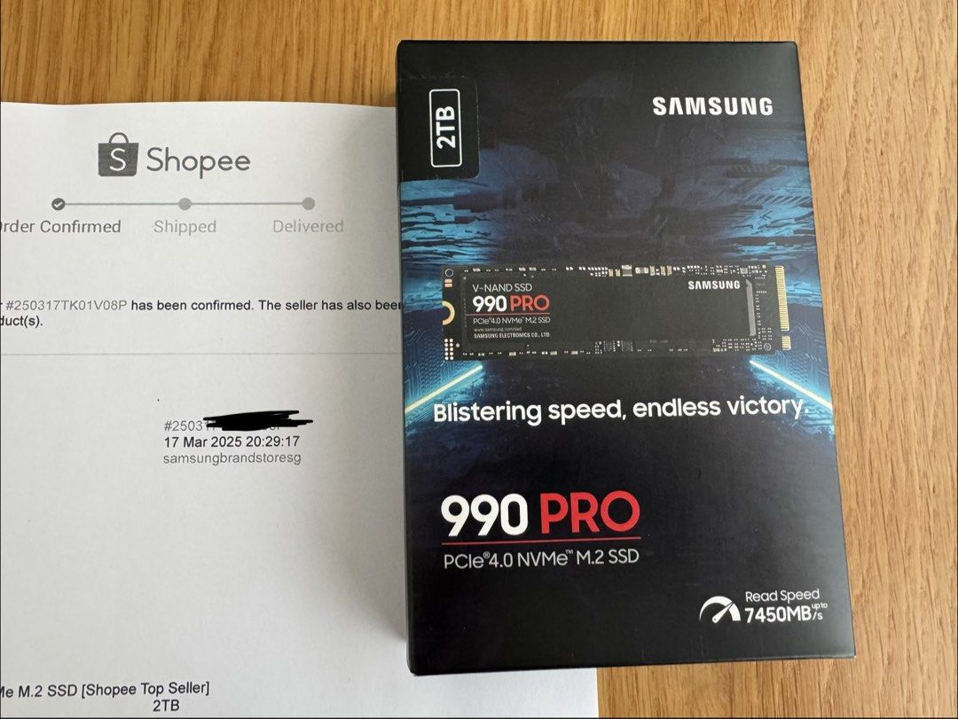 Samsung 990 PRO 2TB PCIe 4.0 NVMe M.2 SSD