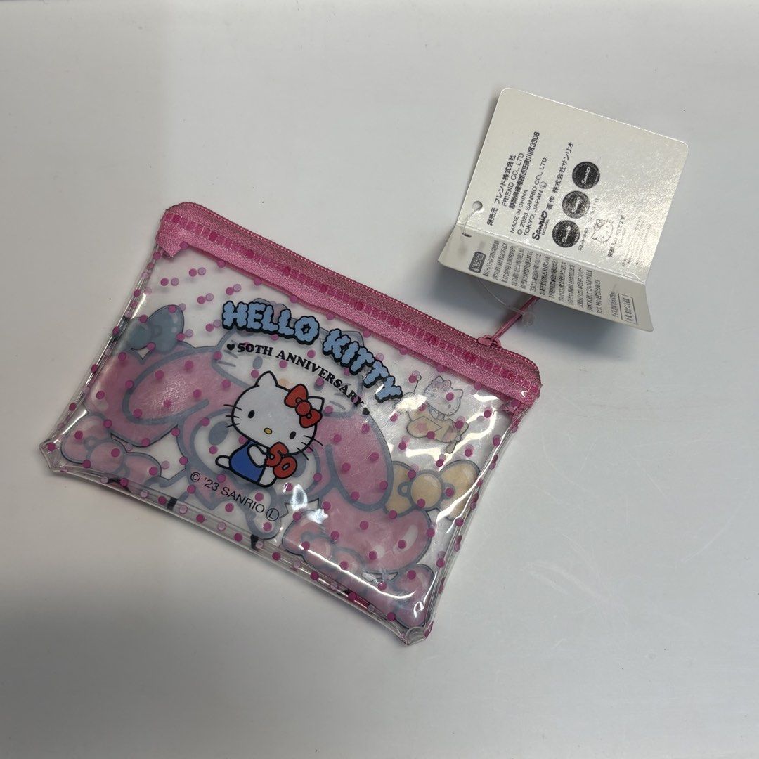 Sanrio My Melody x Hello Kitty Wallet (Category: Purses & Pouches) located in Manila. Submitted by buttern0t (Listing ID 1442335858, Image 2). Description: 💌 for proof of transactions & safekeeping of items , dm us on IG @dara.aniks / @puffyberries ✮⋆˙.