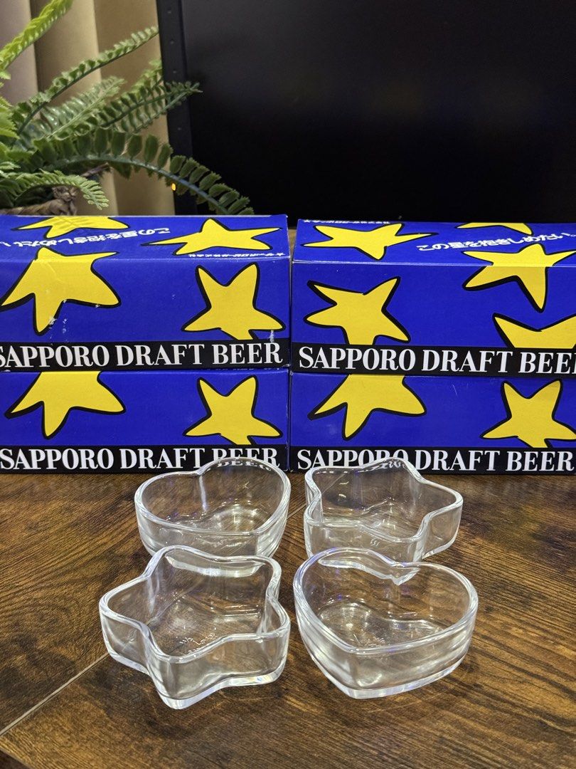 Sapporo dipping saucer (Category: Dinnerware & Cutlery) located in Bulacan. Submitted by quin_pierre (Listing ID 1442216325, Image 2). Description: 4 sets available. ₱70/set ₱250 take all.