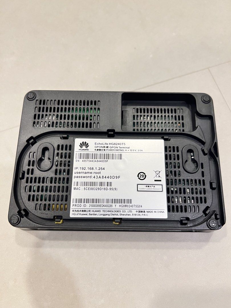 Singtel Huawei EchoLife HG8240T5 Optical Network Router474906730526167041