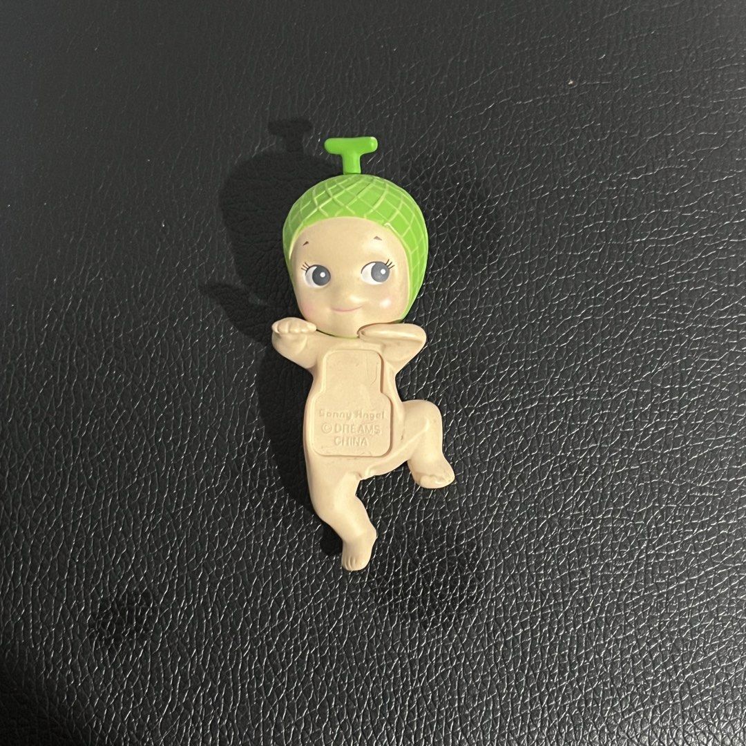 Sonny Angel Fruit Hipper Melon Head Figure (Category: Designer & Blind Box Toys) located in Angeles City. Submitted by leo.rivera444 (Listing ID 1442300143, Image 1). Description: - Adorable Sonny Angel collectible figure - Features a cute melon on its head - Made in China - Ideal for display or as a gift for fans No sticker.