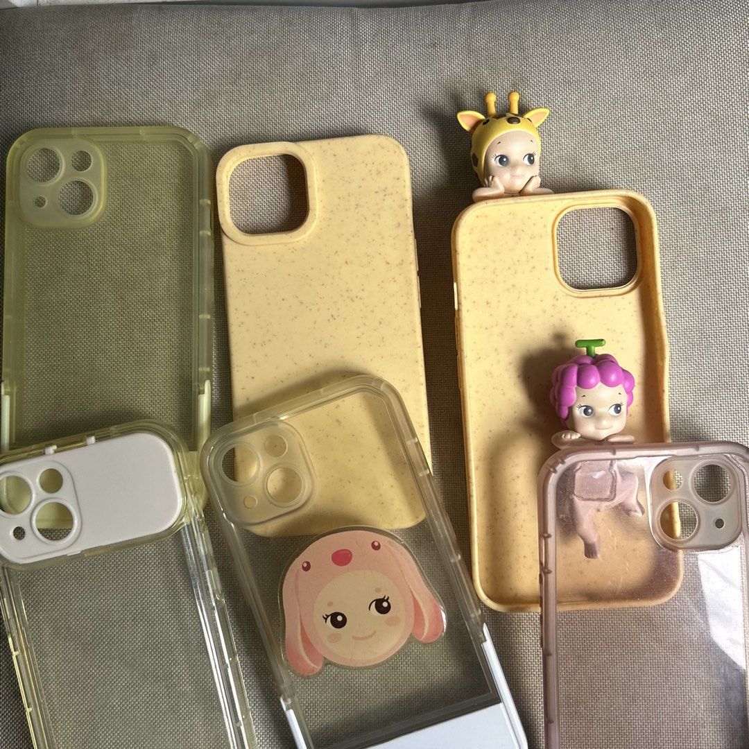 Sonny Angel IPhone 11 Phone Case Bundle (Category: Cases & Sleeves) located in San Juan City. Submitted by e_declutters2019 (Listing ID 1442223607, Image 2). Description: Take all for 300 • 6 iPhone 11 phone cases with 2 Sonny Angel hippers and Sonny Angel pop socket .