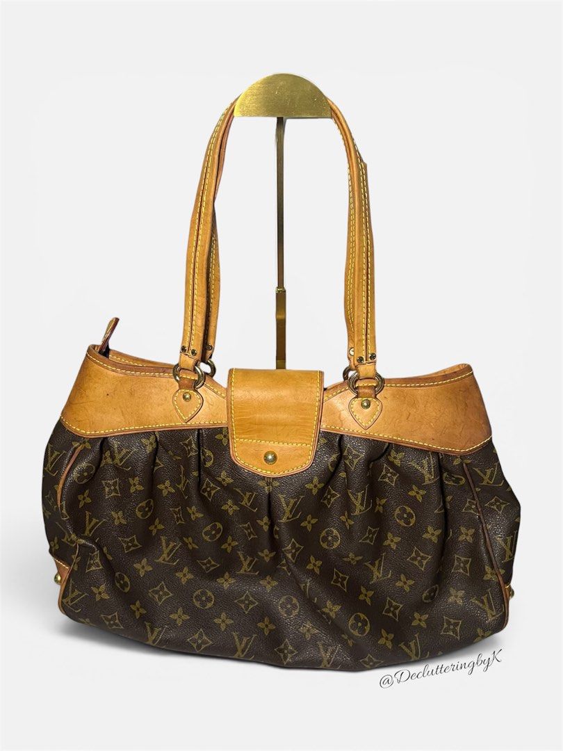 🇯🇵SUPER RARE Auth LV Boétie Mm (Category: Luxury Bags & Wallets) located in Imus. Submitted by declutteringbyk (Listing ID 1442170580, Image 2). Description: • Verified authentic date code •Code: SP0161 • Top zipper closure • Front flap with turn-lock • Bought in Japan🇯🇵 • No inclusions • Rare discontinued piece - such a steal for its price✨🧸 Issue: One handle has a tear but still usable. Can still be restored/repairable, just no time to hav