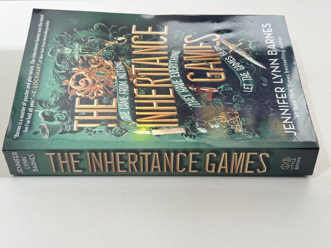 The Inheritance Games by JENNIFER LYNN BARNES (Category: Storybooks) located in Makati City. Submitted by mstrish (Listing ID 1442221792, Image 3). Description: The Inheritance Games by JENNIFER LYNN BARNES ✅ Bought from Fully Booked ✅ With plastic cover ✅ I can send a video so you can check the condition of the book.