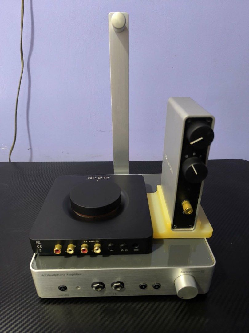 Ultimate High-End Audiophile Desktop Setup (Beyerdynamic, JDS Labs, NuForce) (Category: Soundbars, Speakers & Amplifiers) located in Cebu City. Submitted by glendale73 (Listing ID 1442257173, Image 1). Description: What’s included in the set: 1. Beyerdynamic A2 (Flagship Headphone Amplifier): Reference-class discrete analog amp. Made in Germany. Capable of effortlessly driving 300-600 Ohm headphones (like HD800s, T1s, or planar magnetics). Featur