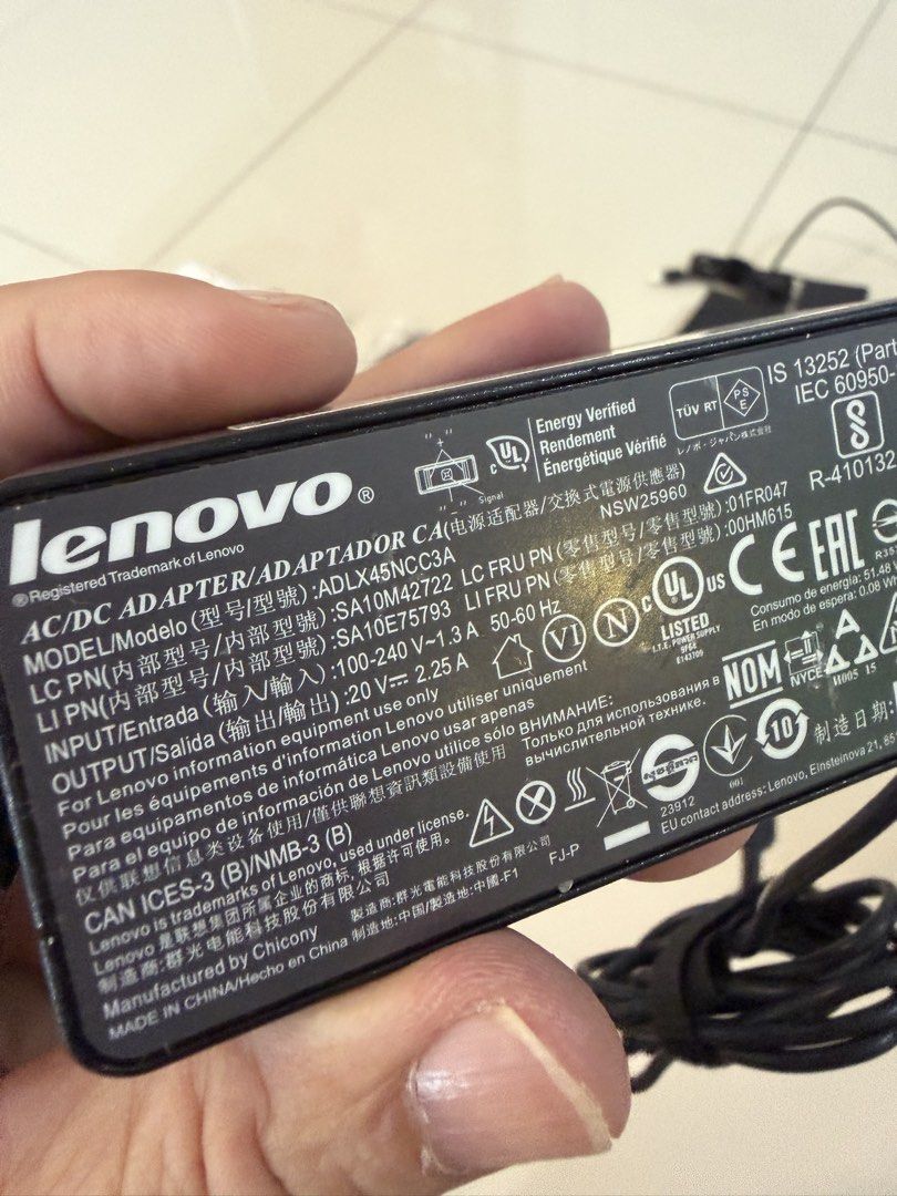 Various Lenovo Laptop Charger474648575110041603