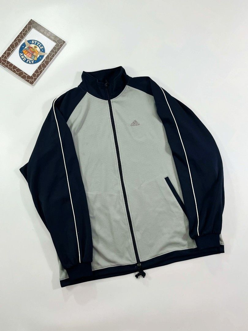 Vintage adidas track jacket (Category: Sets & Coordinates) located in Manila. Submitted by styleandfly191238 (Listing ID 1442178352, Image 3). Description: Dimes Length 27 Width 22.5 Issue none large to xl med to large Color rate 10/10 Condition excellent Complete tags and original Fav piece Good fittings Color may vary due to lighting Unli vc and vouch to assure your assurance Dm me for more inquiry.