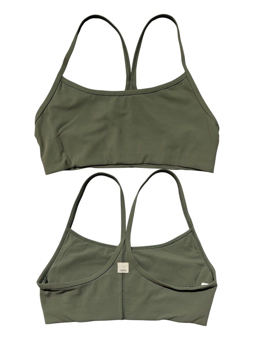 Vuori all the feels bra xs (Category: Activewear) located in Iba. Submitted by xooperfindslb (Listing ID 1442324846, Image 3). Description: Vuori all the feels bra Olive Xs on tag Band width when laid flat - 11.5” No issue Like new Can pass as new .