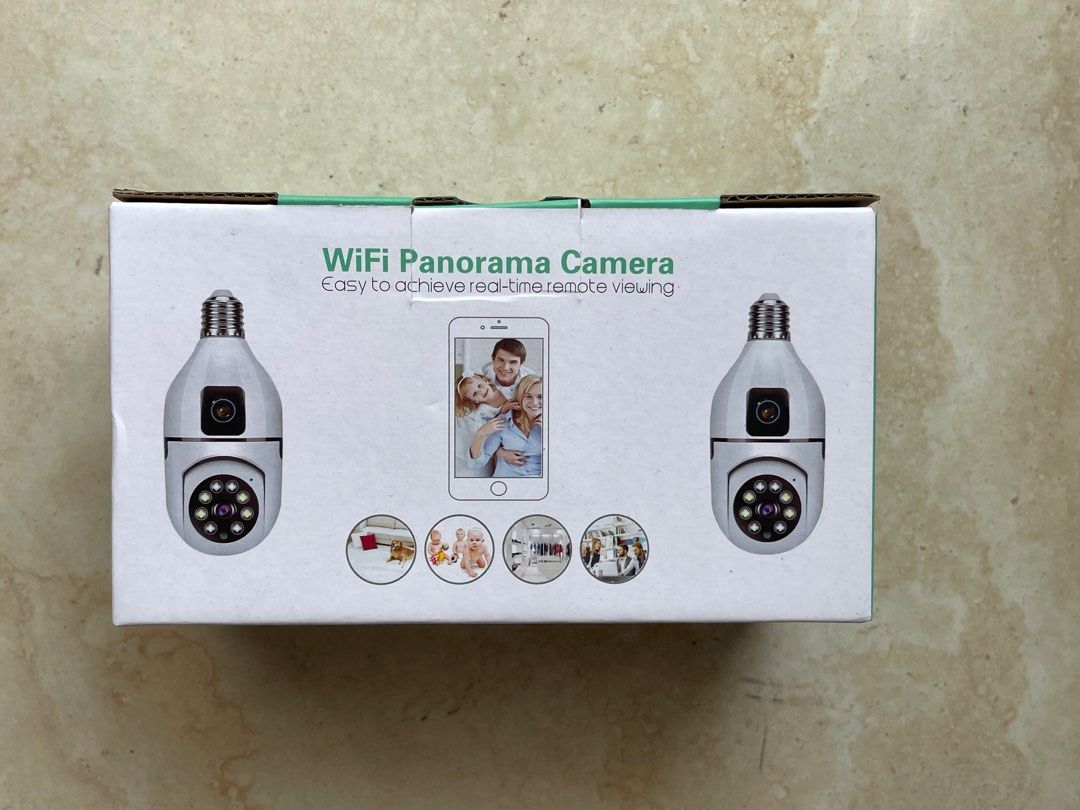 Wifi Panorama Camera CCTV (Category: Security Systems & CCTV Cameras) located in Pasay City. Submitted by kkalien (Listing ID 1442263029, Image 1). Description: The shipping fee would be shouldered by the buyer. Payment will be done through GCash or BDO. Can be delivered through Angkas, Lalamove, or Grab Express. Please feel free to inquire for more information. .