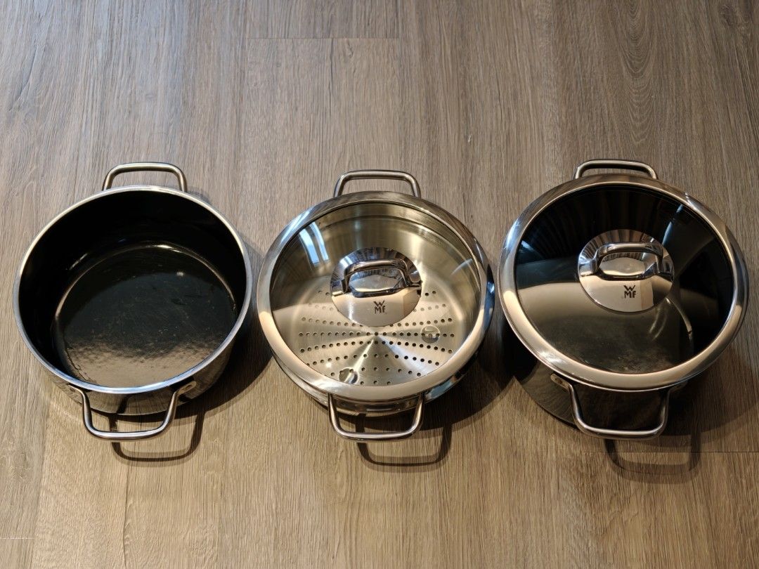WMF Fusiontec Compact Cookware set 3-piece Black