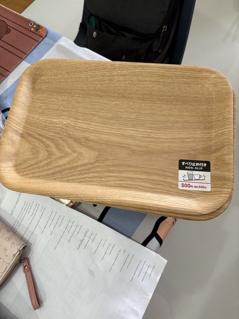 Wooden Non-Slip Trays474609293334292480