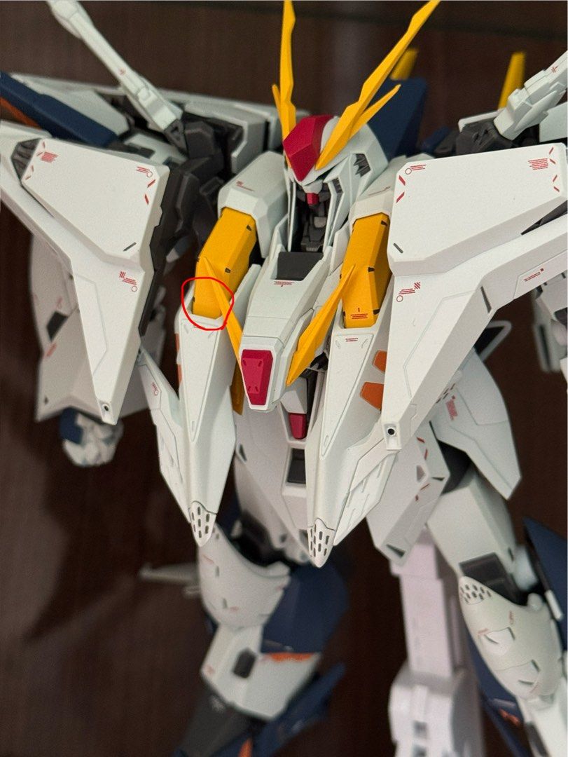 Xi Gundam Robot Damashii (Spirits) Ka Signature | Katoki Hajime (Category: Toys & Collectibles) located in Singapore. Submitted by rxtnw (Listing ID 1442270631, Image 3). Description: Selling as I am reducing my pocessions & don't think I'll ever put this on display. Priced fairly & selling at a loss - No loose or Damaged parts - (Factory Error) 3RD Image. Please note that there is a missing Marking printing on the yellow piece near the right sho