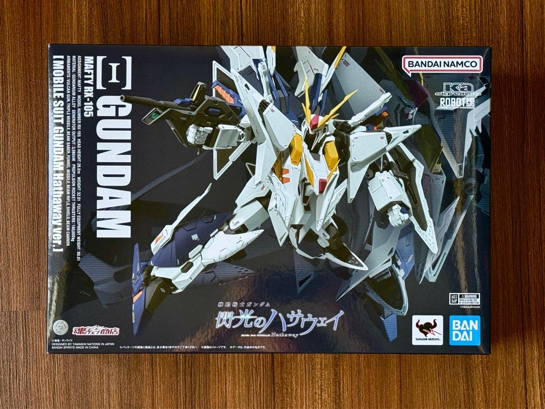 Xi Gundam Robot Damashii (Spirits) Ka Signature | Katoki Hajime (Category: Toys & Collectibles) located in Singapore. Submitted by rxtnw (Listing ID 1442270631, Image 1). Description: Selling as I am reducing my pocessions & don't think I'll ever put this on display. Priced fairly & selling at a loss - No loose or Damaged parts - (Factory Error) 3RD Image. Please note that there is a missing Marking printing on the yellow piece near the right sho