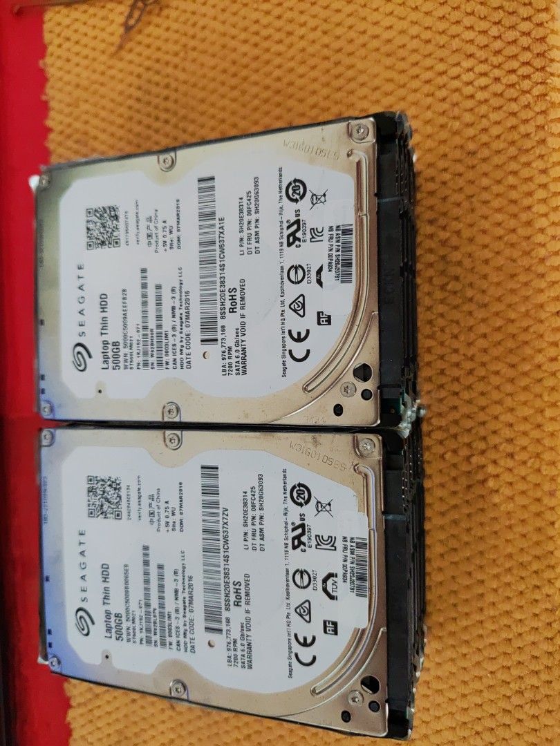 500GB  HDD Hard Drives 2.5