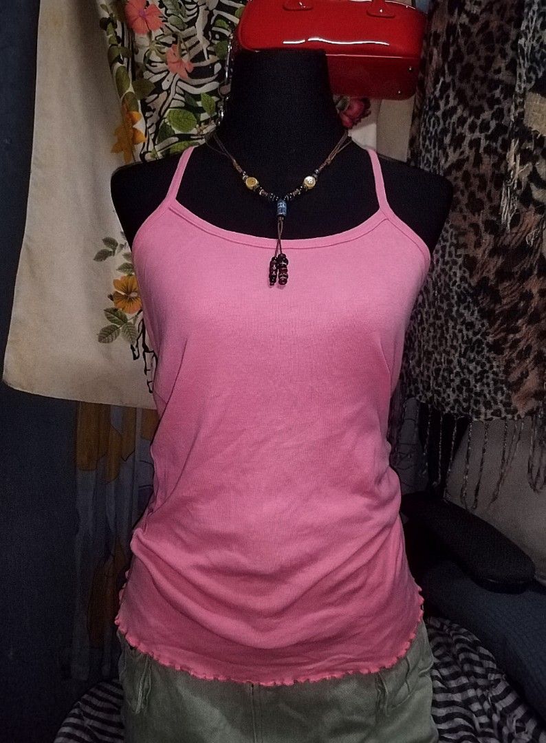 ABERCROMBIE Pink Sleeveless Top (Category: Sleeveless) located in Quezon City. Submitted by retrogreycollections (Listing ID 1442514854, Image 1). Description: XS-M Excellent condition No issue ₱190 📍 Quezon City.