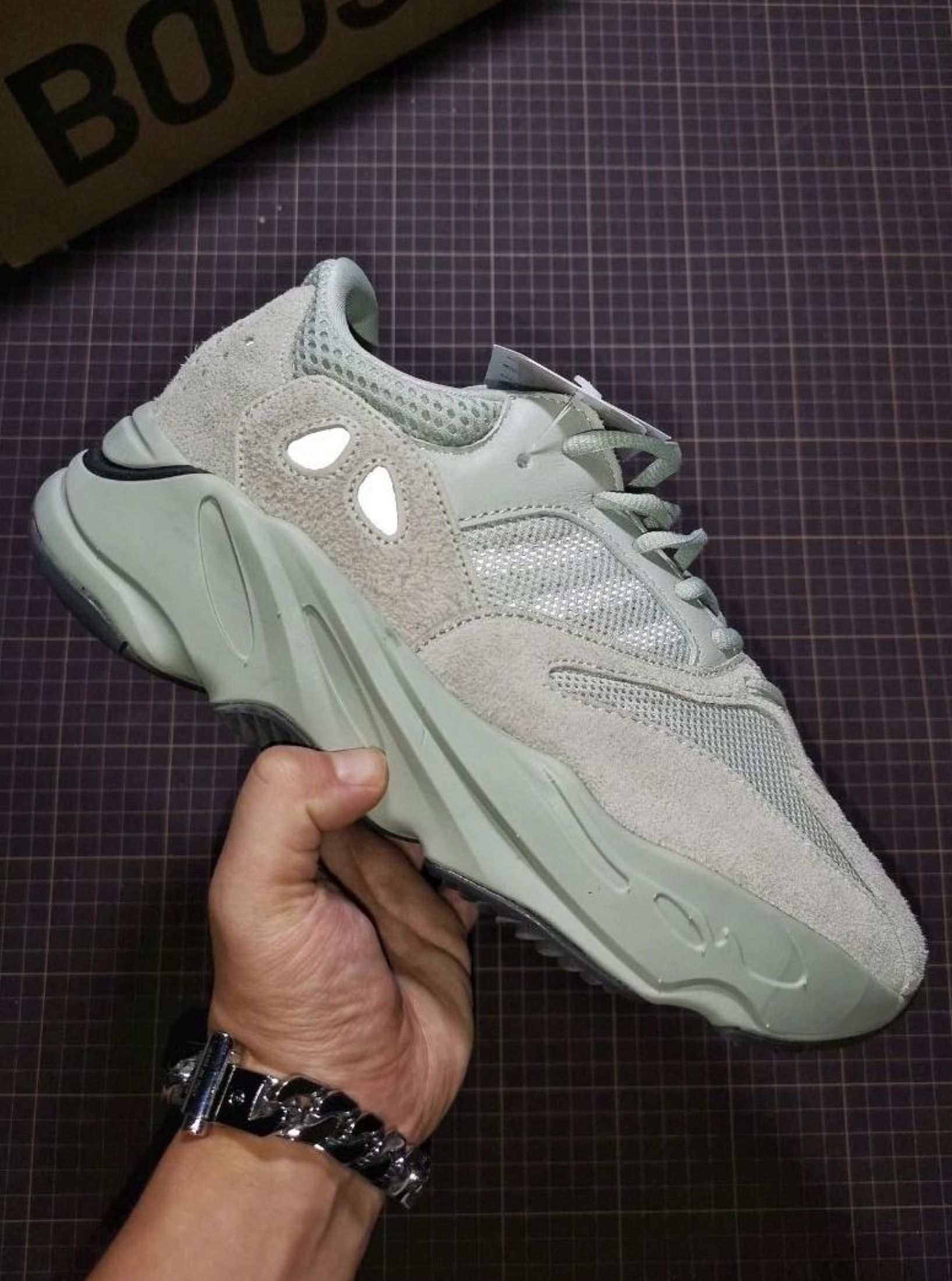 adidas originals Yeezy boost 700 Salt Dad Shoes (Category: Sneakers) located in Singapore. Submitted by lzealturtle (Listing ID 1442542060, Image 3). Description: 【New Stock】Adidas adidas originals Yeezy boost 700 Salt Dad Shoes Condition: Brand New Shipping: Free (J&T/Ninja Van) Payment: Cash on Delivery Confirm: 3-day photos Chat: 💬.
