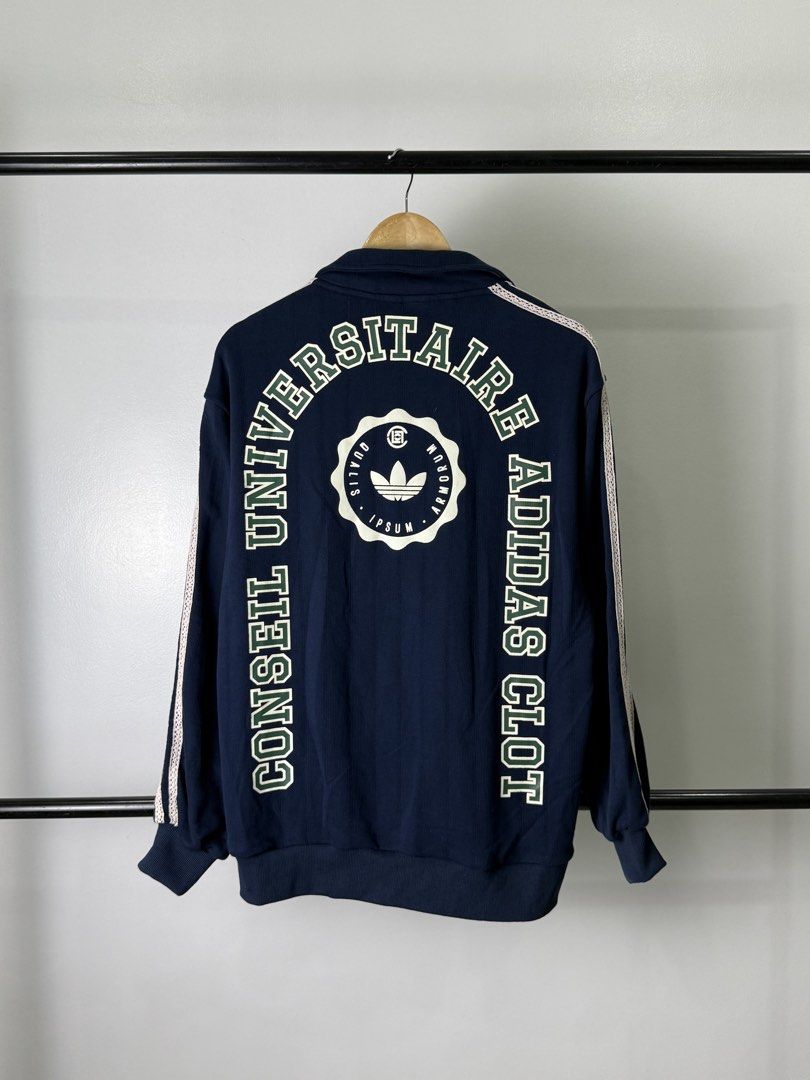 Adidas x Clot Quarterzip Jacket (15k srp) (Category: Coats, Jackets and Outerwear) located in Rizal. Submitted by eterna.luxe (Listing ID 1442358360, Image 3). Description: Adidas x Clot Quarterzip Jacket (15k srp) Model Height 5’10 Size M 27x21 Condition: 10/10 Color rate: 10/10 Swipe for more details….