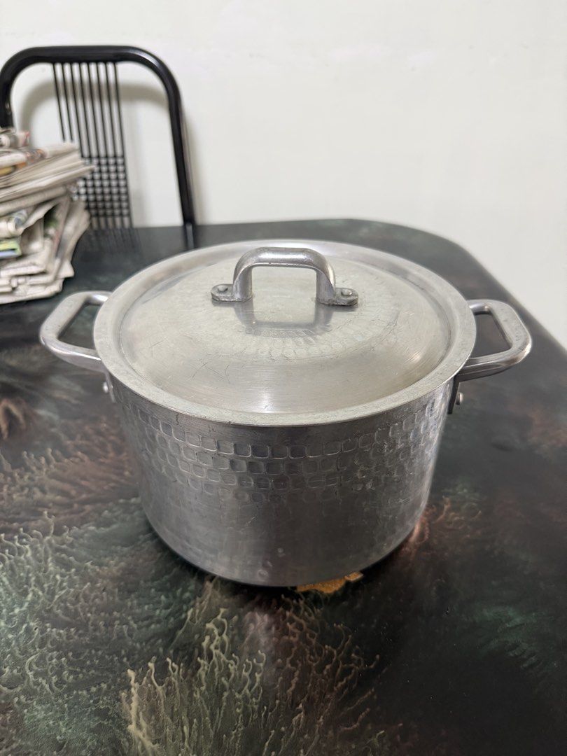Aluminum Stock Pot with Lid