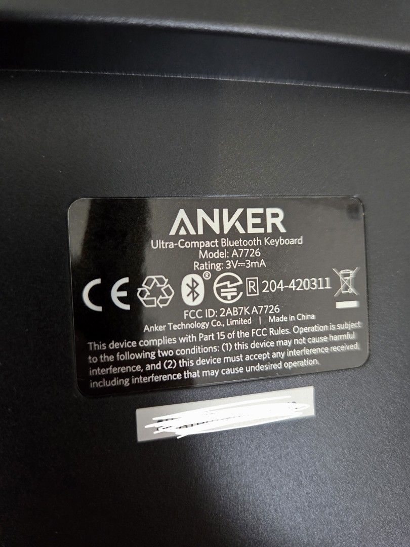 Anker Ultra-Compact Bluetooth Keyboard A7726475503654800599041