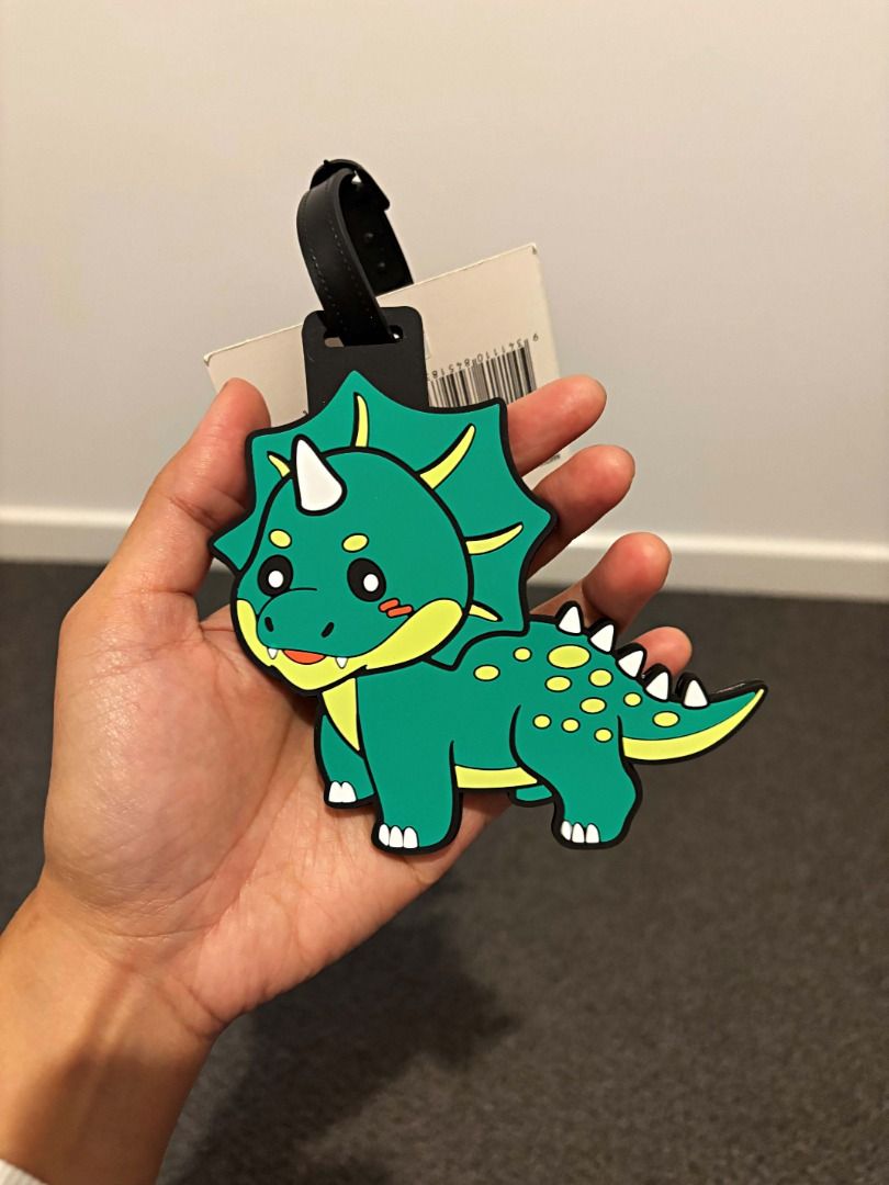 Anko Dinosaur & Unicorn Luggage Tags (Category: Travel Essentials & Accessories) located in Pasig City. Submitted by whiteglove (Listing ID 1442369900, Image 2). Description: Travel luggage tags for sale! 🧳 Cute luggage tags from Anko 🧳 Available in green dinosaur or white unicorn designs 🧳 Made of durable silicone material 🧳 Ideal for identifying your bags 🧳 Get both tags for only 399 TO ORDER: Please make an offer- see listed price. SHIPPI