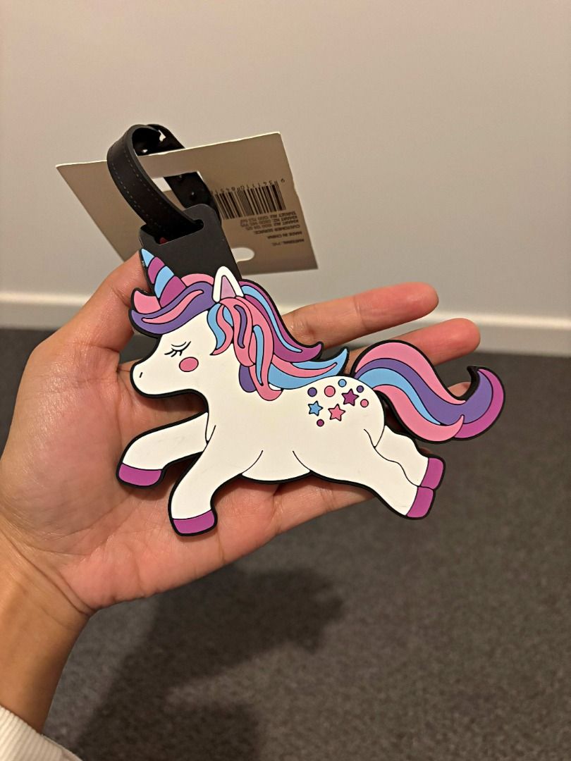 Anko Dinosaur & Unicorn Luggage Tags (Category: Travel Essentials & Accessories) located in Pasig City. Submitted by whiteglove (Listing ID 1442369900, Image 3). Description: Travel luggage tags for sale! 🧳 Cute luggage tags from Anko 🧳 Available in green dinosaur or white unicorn designs 🧳 Made of durable silicone material 🧳 Ideal for identifying your bags 🧳 Get both tags for only 399 TO ORDER: Please make an offer- see listed price. SHIPPI