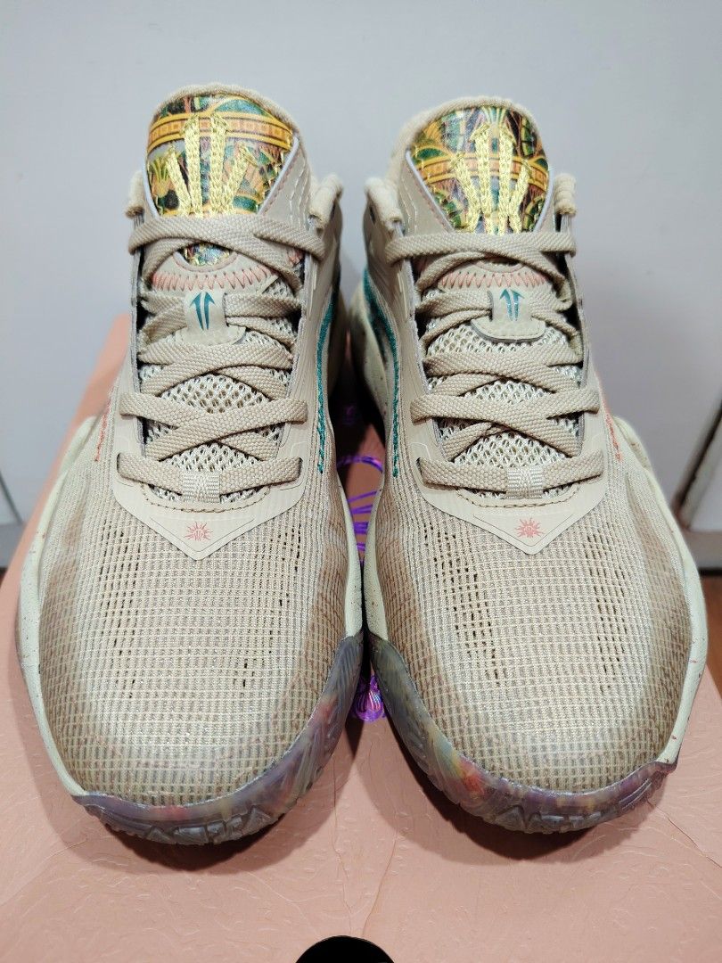 Anta Kai 3 " Mastery " kyrie irving (Category: Sneakers) located in Quezon City. Submitted by answerkicks (Listing ID 1442371772, Image 3). Description: size 9 used twice casual used only with box no issue can pass as bnew bought it 8595srp rfs masikip na qc *payment first for shipping transactions.
