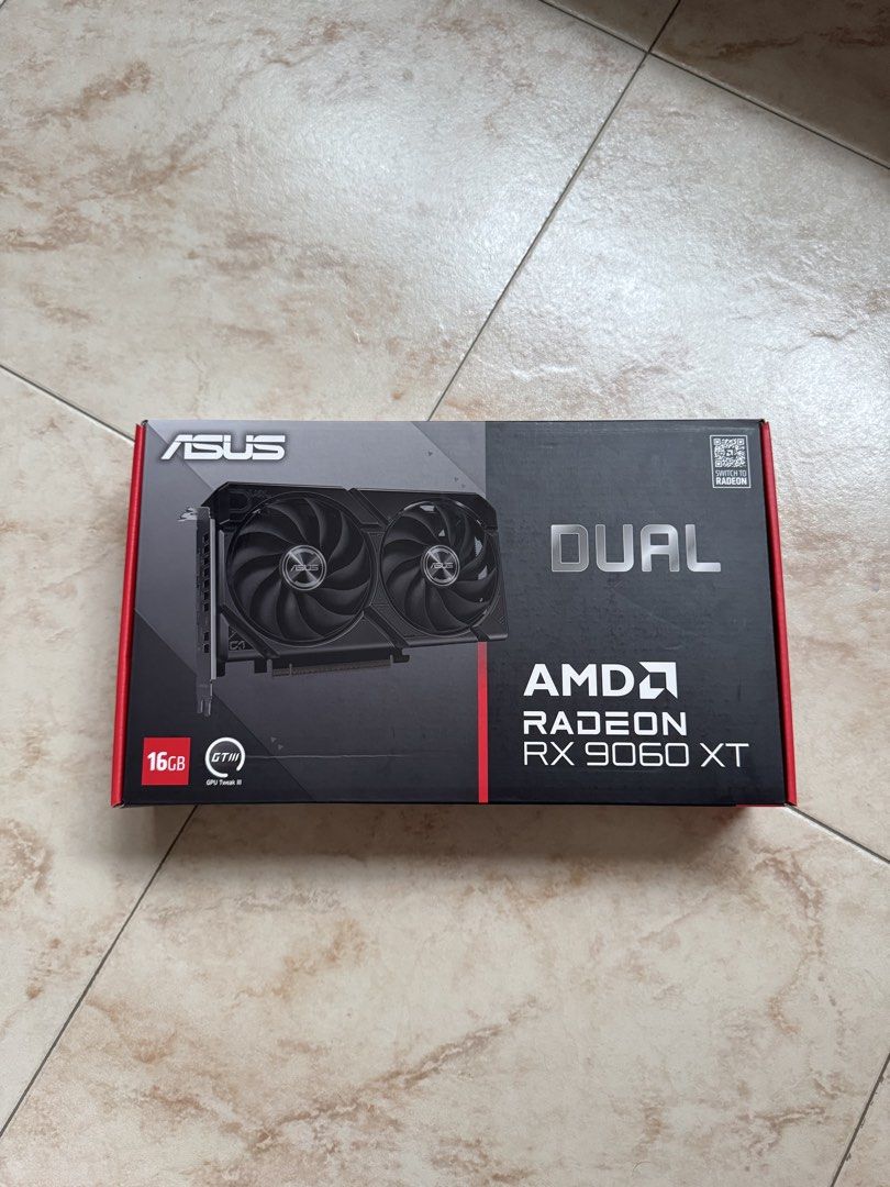 Asus Dual Radeon AMD RX 9060 XT 16GB Graphics Card